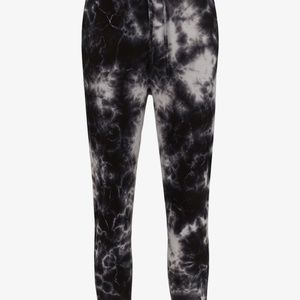 Nili Lotan Nolan Pant in Jet Black Tie Dye Size S